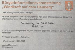 2016-06-30 HOG Bürger-Info Windkraft auf Heuberg