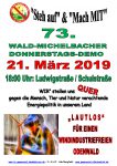 73. Wald-Michelbacher Donnerstagsdemo am 21. März 2019