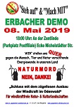 Demo zur Info-Veranstaltung des RP am 08. Mai 2019 in Erbach