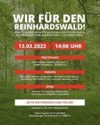 Reinhardswald: Demo und Menschenkette am 13.03.2022