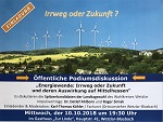 Podiumsdiskussion: “Energiewende – Irrweg oder Zukunft” am 10. Oktober in Wetzlar-Blasbach