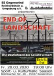 FÄLLT AUS!!! Kino-Dokumentarfilm „End of Landschaft“ am 20. März in 35447 Reiskirchen FÄLLT AUS!!!