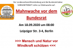 VERNUNFTKRAFT ruft zur Mahnwache am 18. September in Berlin auf