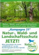 Naturschutzinitiative e.V.: “KAMPAGNE 21” vor der Bundestagswahl: Natur-, Wald- und Landschaftsschutz JETZT!